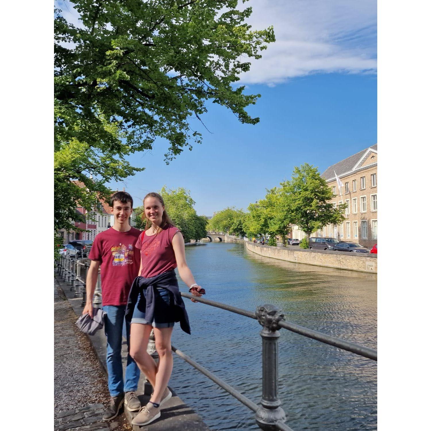 Visit to Bruges with Sandra and Edgars!