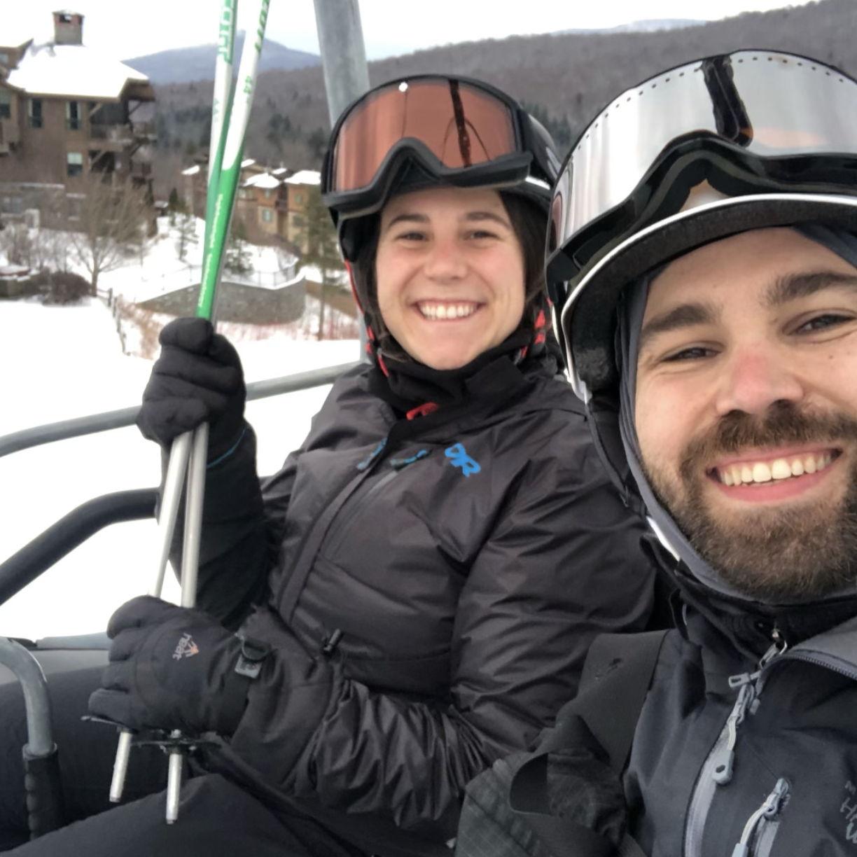 a now yearly tradition of skiing in Stowe, VT January 2021