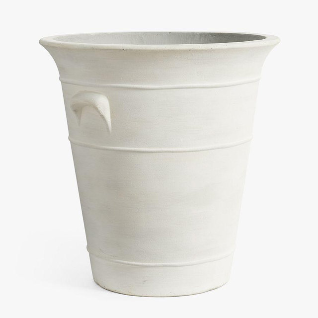 Nantucket Planter, Tall - Whitewash