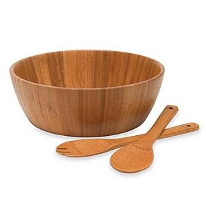 3-Piece Wooden Salad Serving Set