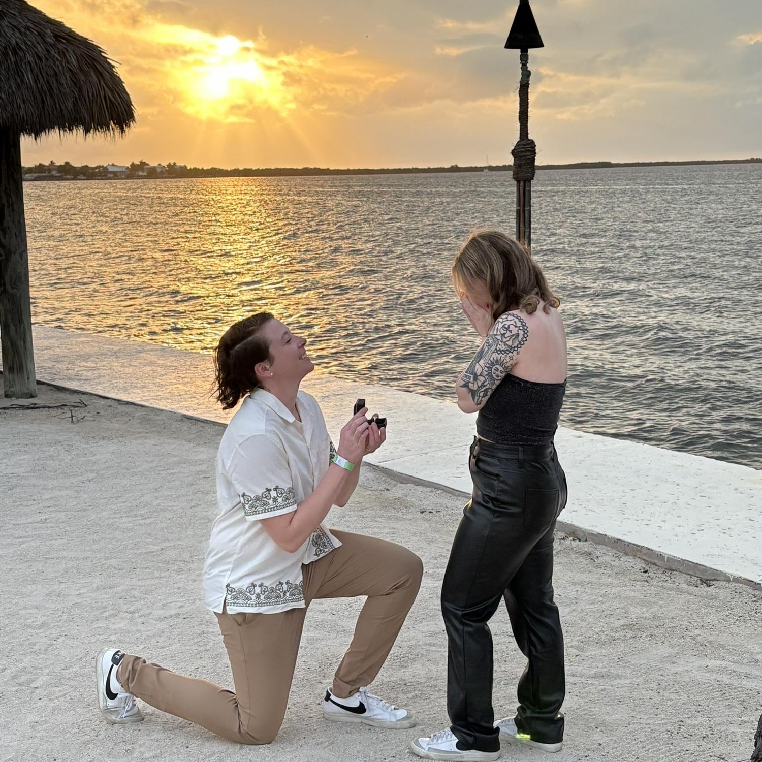 Brooke’s proposal to me in Key Largo, FL 🤍