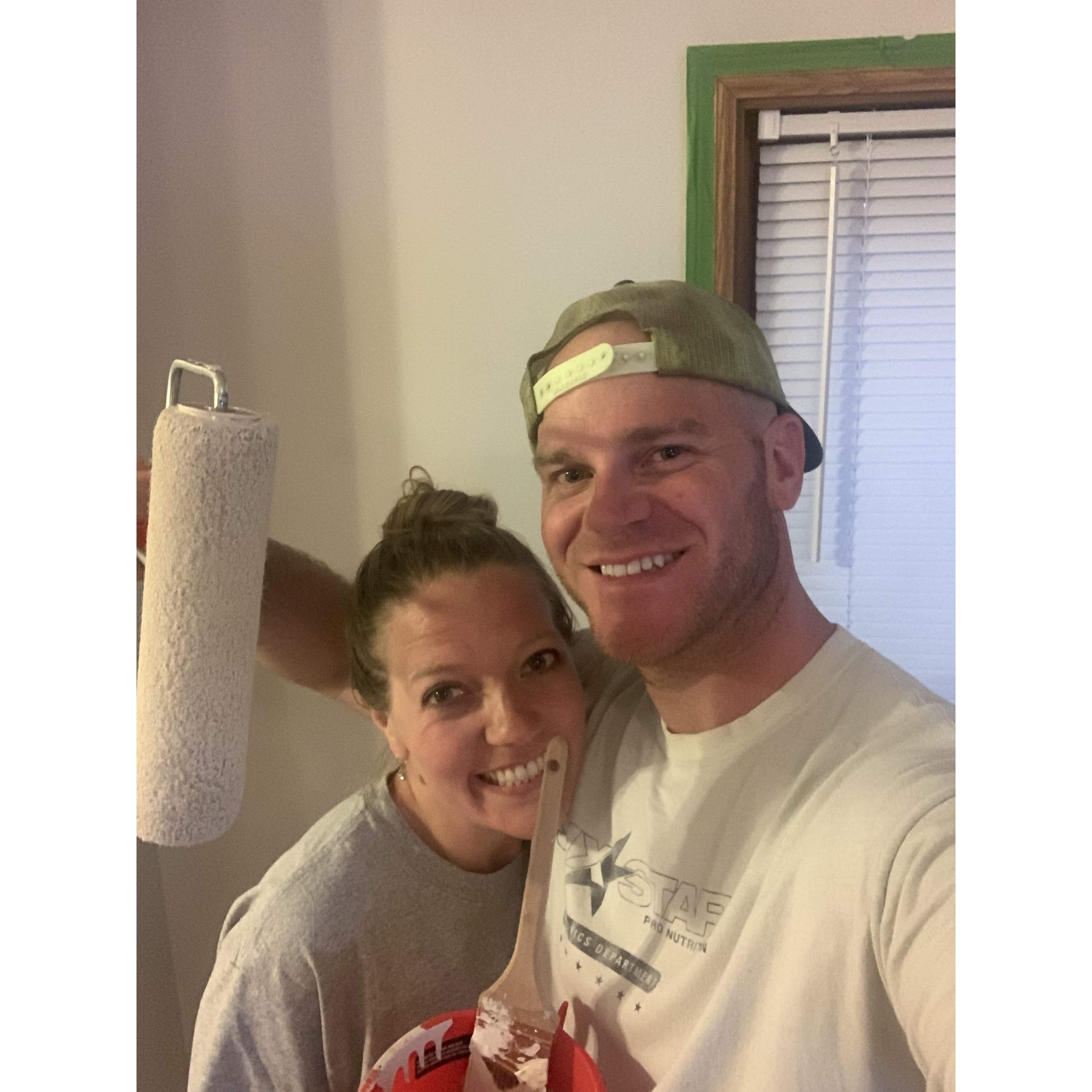 Painting the St. Cloud house