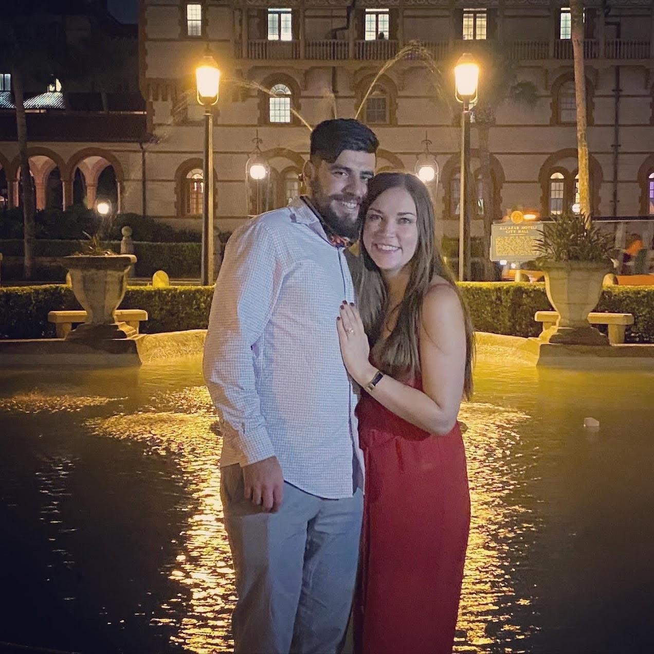 The night we got engaged