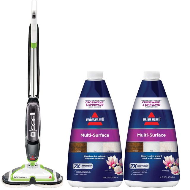 SpinWave® Hard Floor Spin Mop and Multi-Surface Formula Bundle