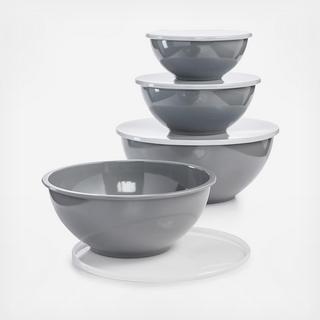 Martha Stewart Collection - 8-Piece Melamine Bowl & Lid Set