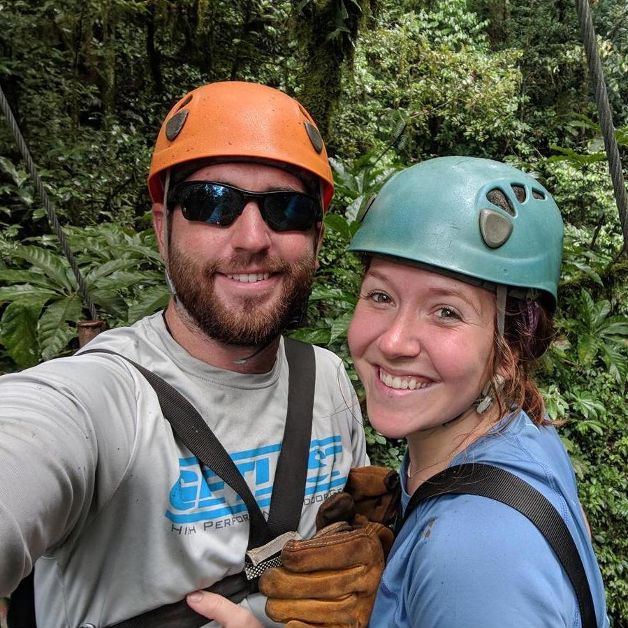 Zip lining in Monteverde, Costa Rica