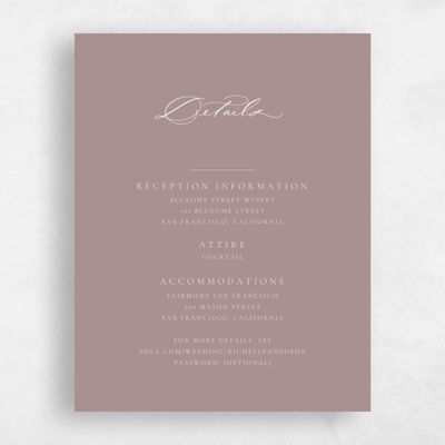 Dusty Rose, Pink Wedding Enclosure - Brantley