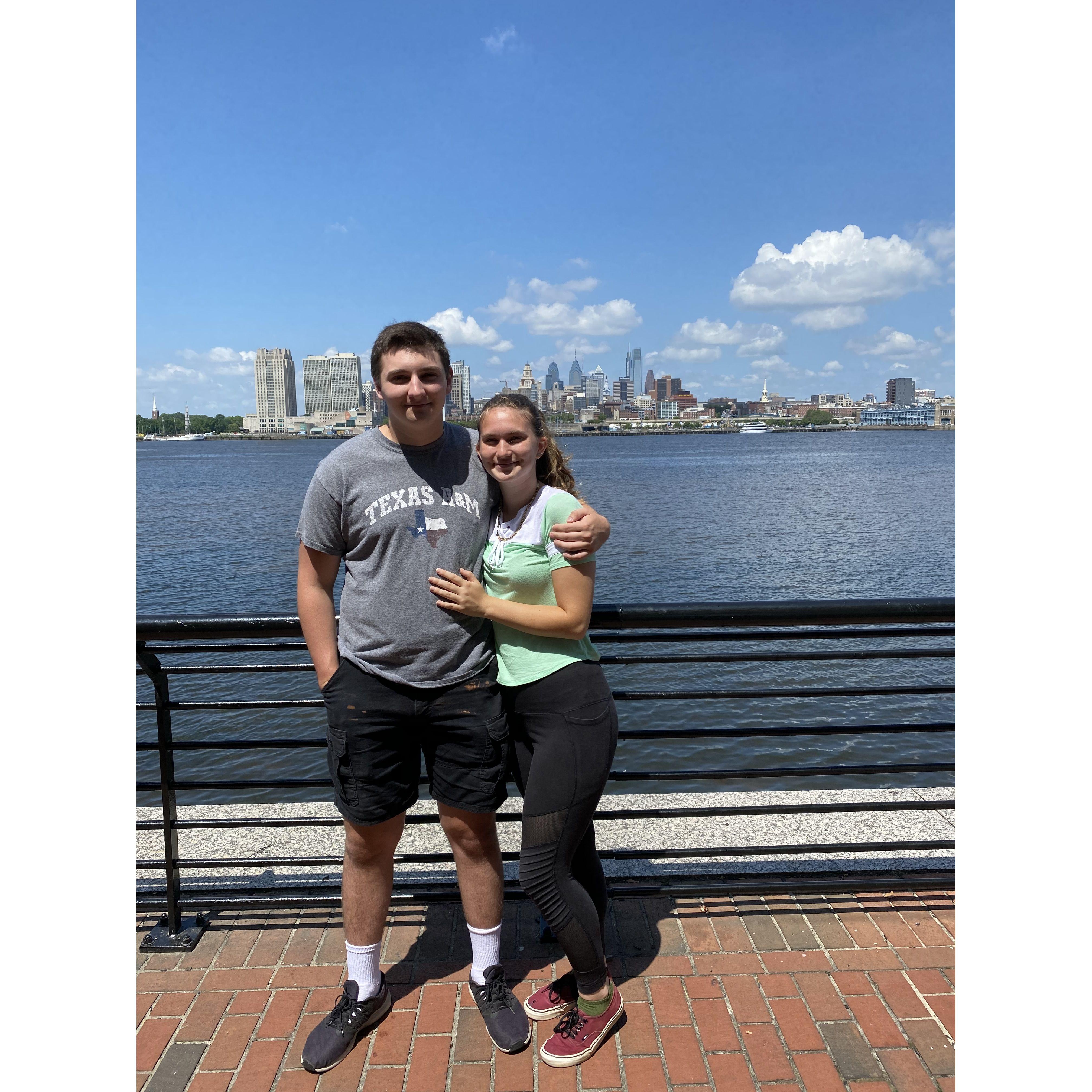 Philly from NJ (Outside of Adventure Aquarium)