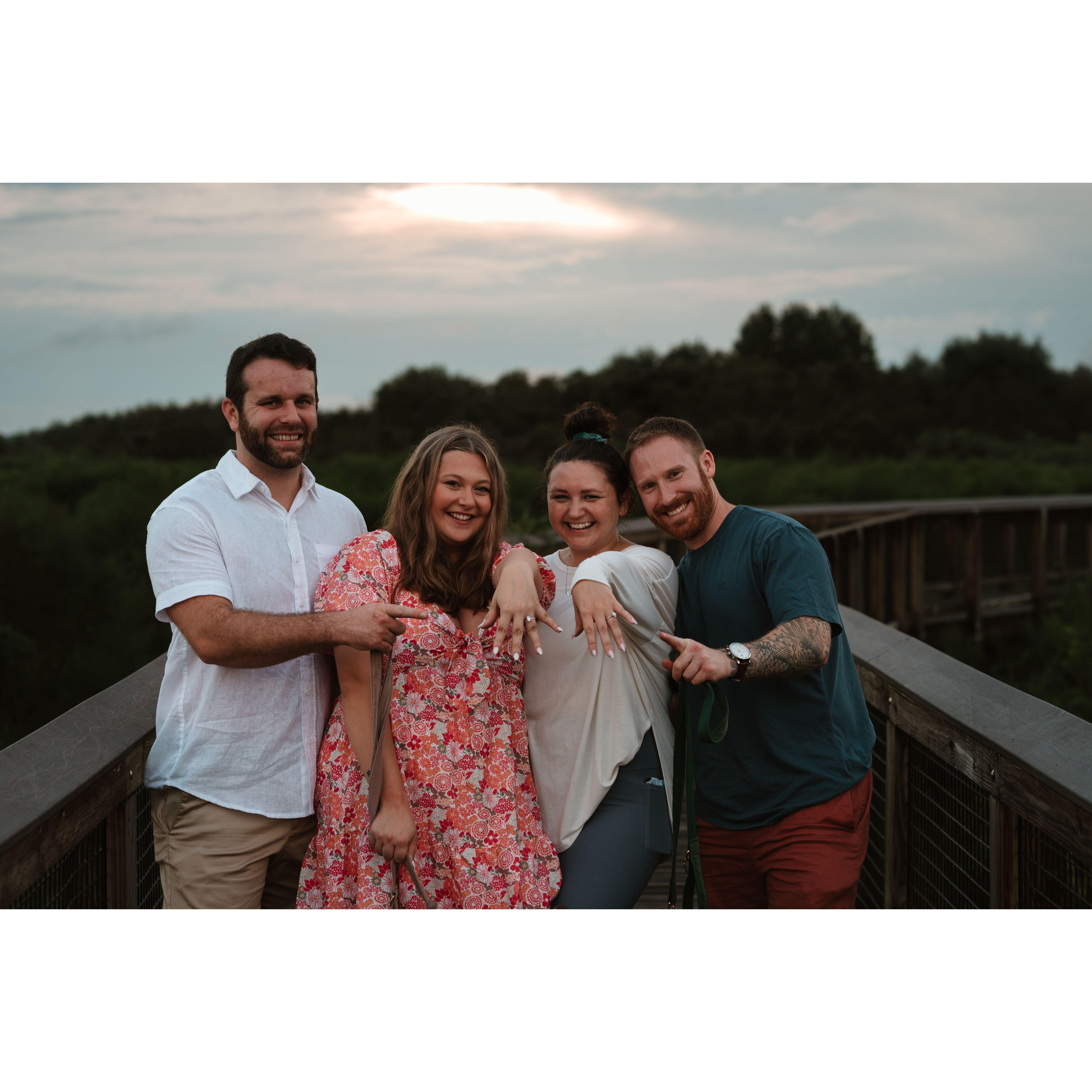 Our besties are engaged!!!