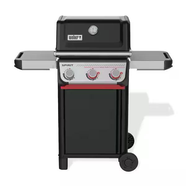 Weber Spirit E-325 3-Burner Propane Gas Grill in Black with Powerful Boost Burners 1500789