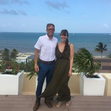 At our great friends Scott & Kelly's wedding in Cancun