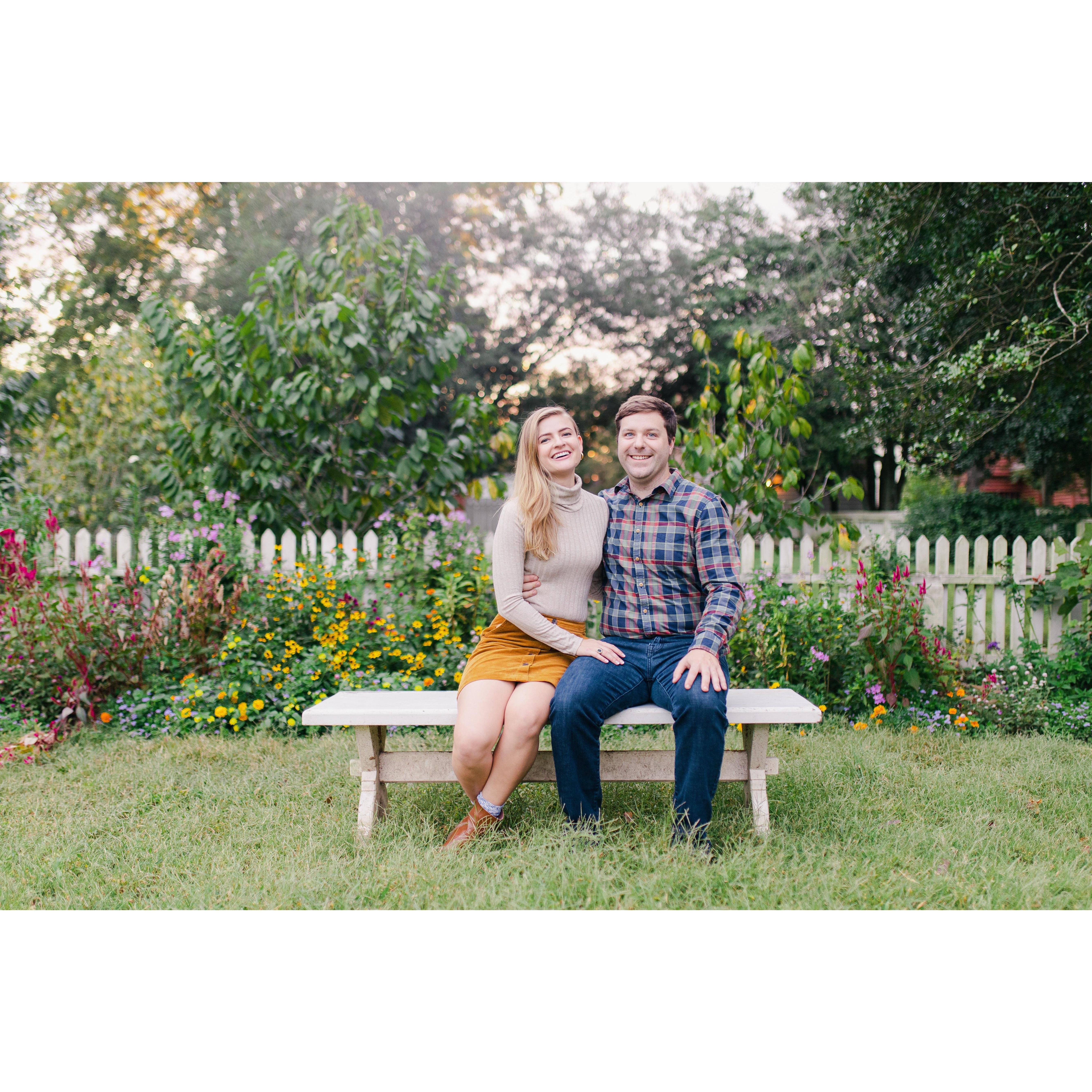Engagement Photoshoot in Colonial Williamsburg - September 2021