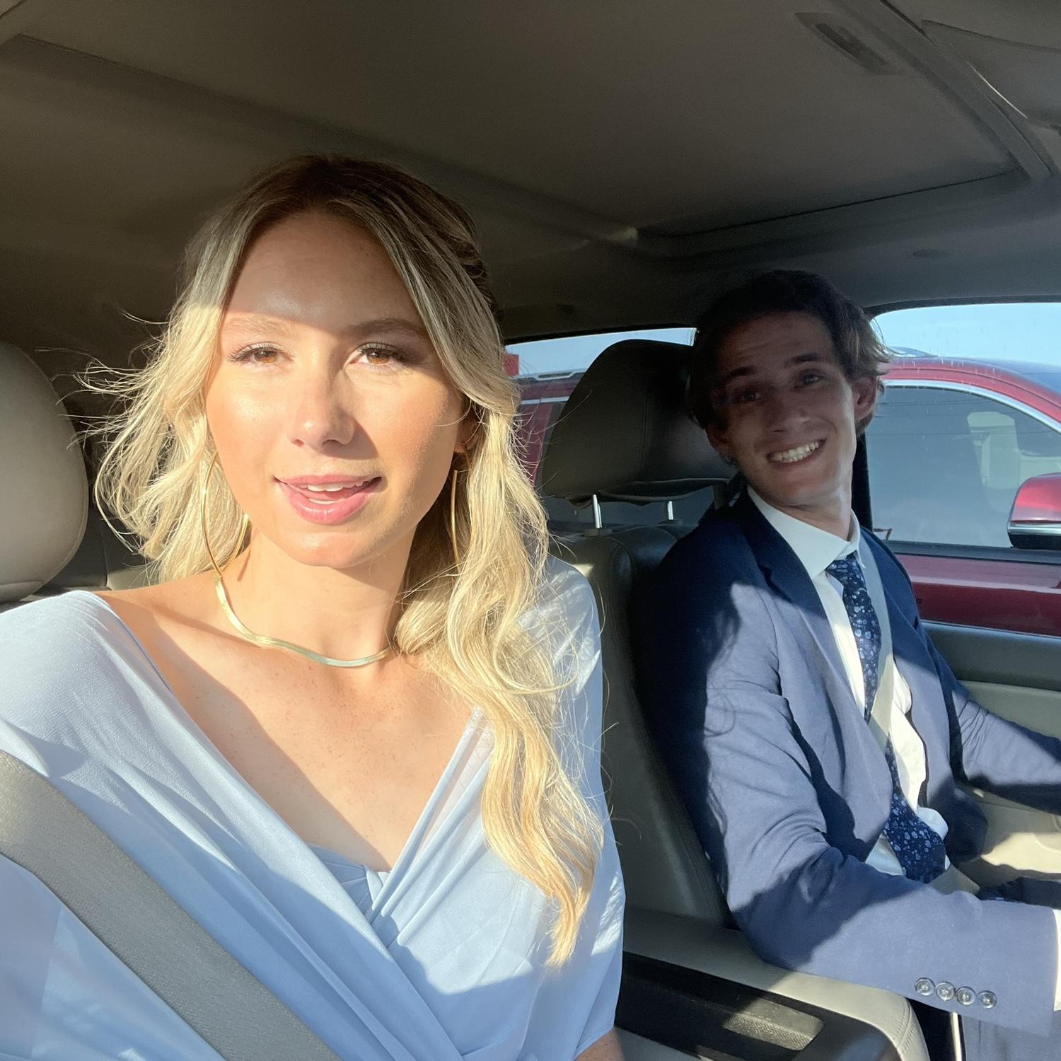 On our way to McKenna & Batie Bishop's wedding - 06.17.23