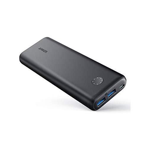 Anker PowerCore II 20000, 20100mAh Portable Charger with Dual USB Ports, PowerIQ 2.0 (up to 18W Output) Power Bank, Fast Charging for iPhone, Samsung and More (Compatible with Quick Charge Devices)