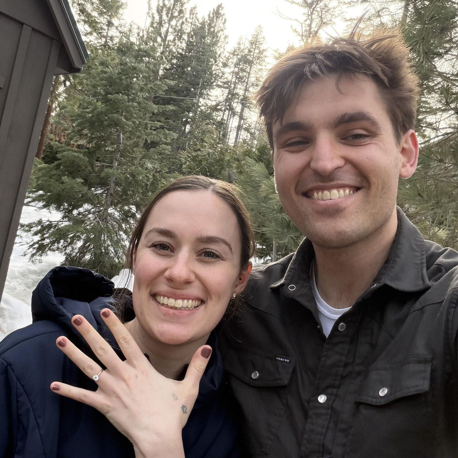 February 14, 2026 we became engaged at Lake Tahoe!