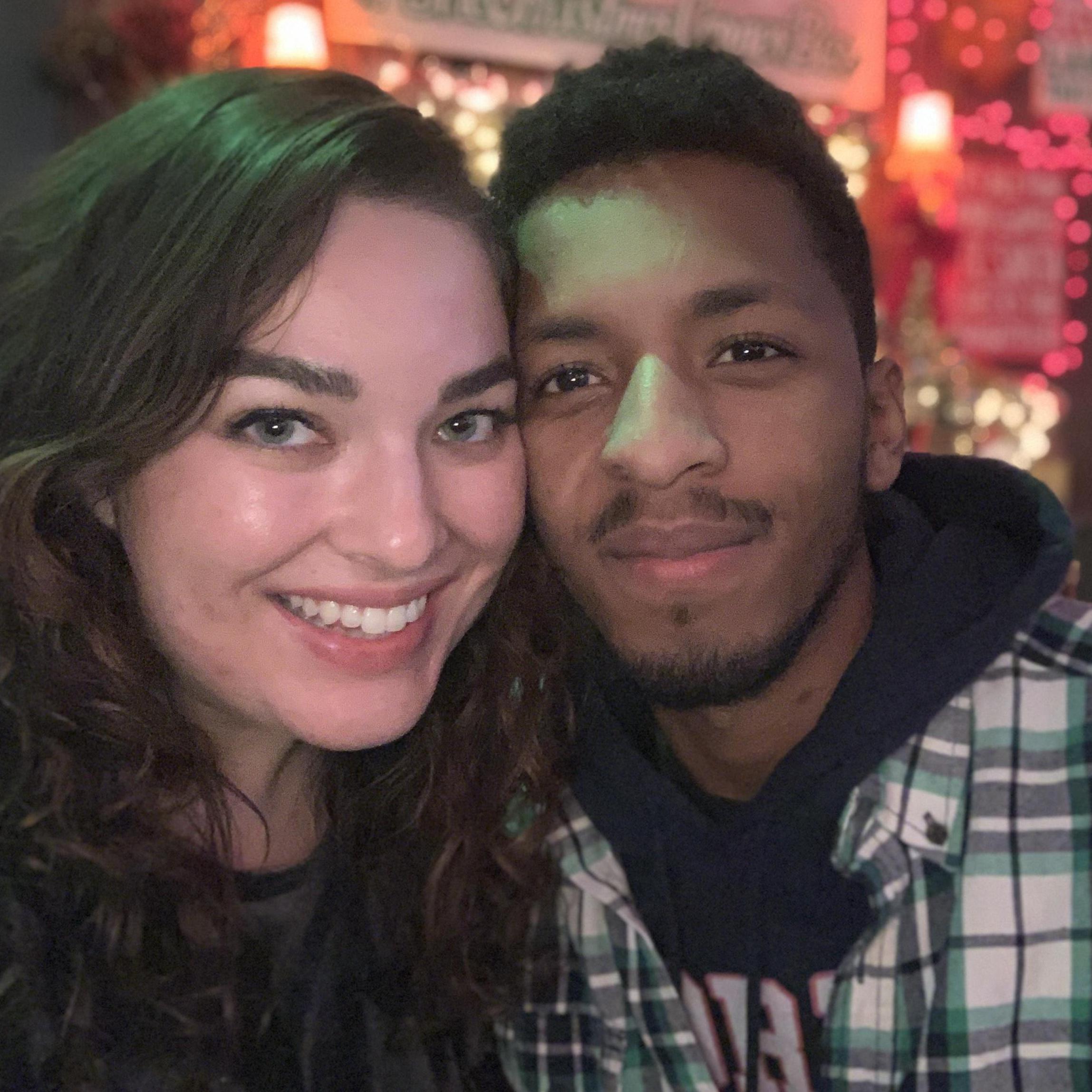 Trying our first Christmas pop-up experience.
