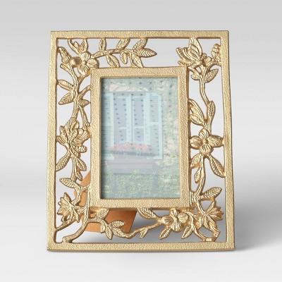 4" x 6" Metal Feather Frame Light Gold - Opalhouse™