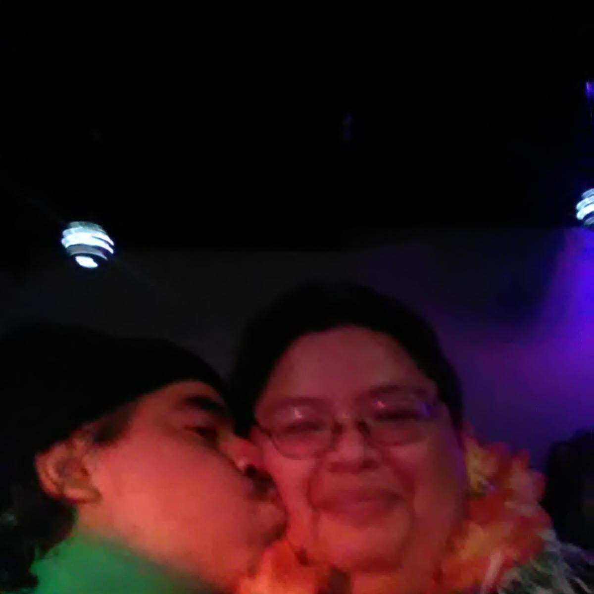 Always stealing kisses lol muah