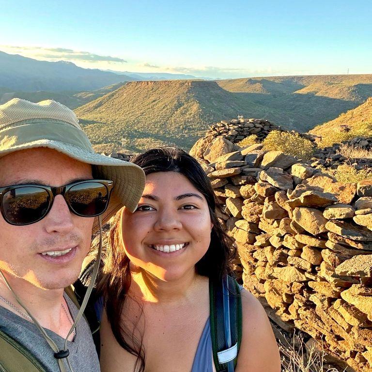 Engaged! Black Meza Ruins, AZ