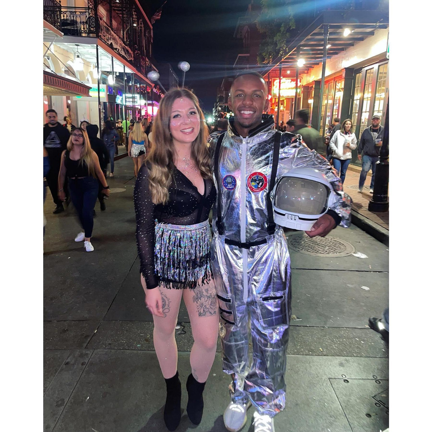 Our first trip together was an impromptu weekend flight to New Orleans for Halloween