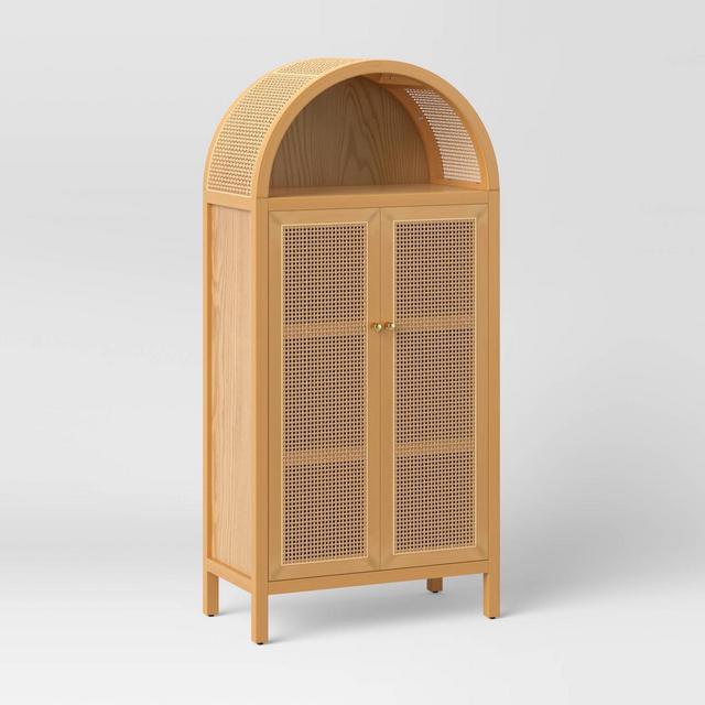 Arched Wood Cabinet Brown - Opalhouse™