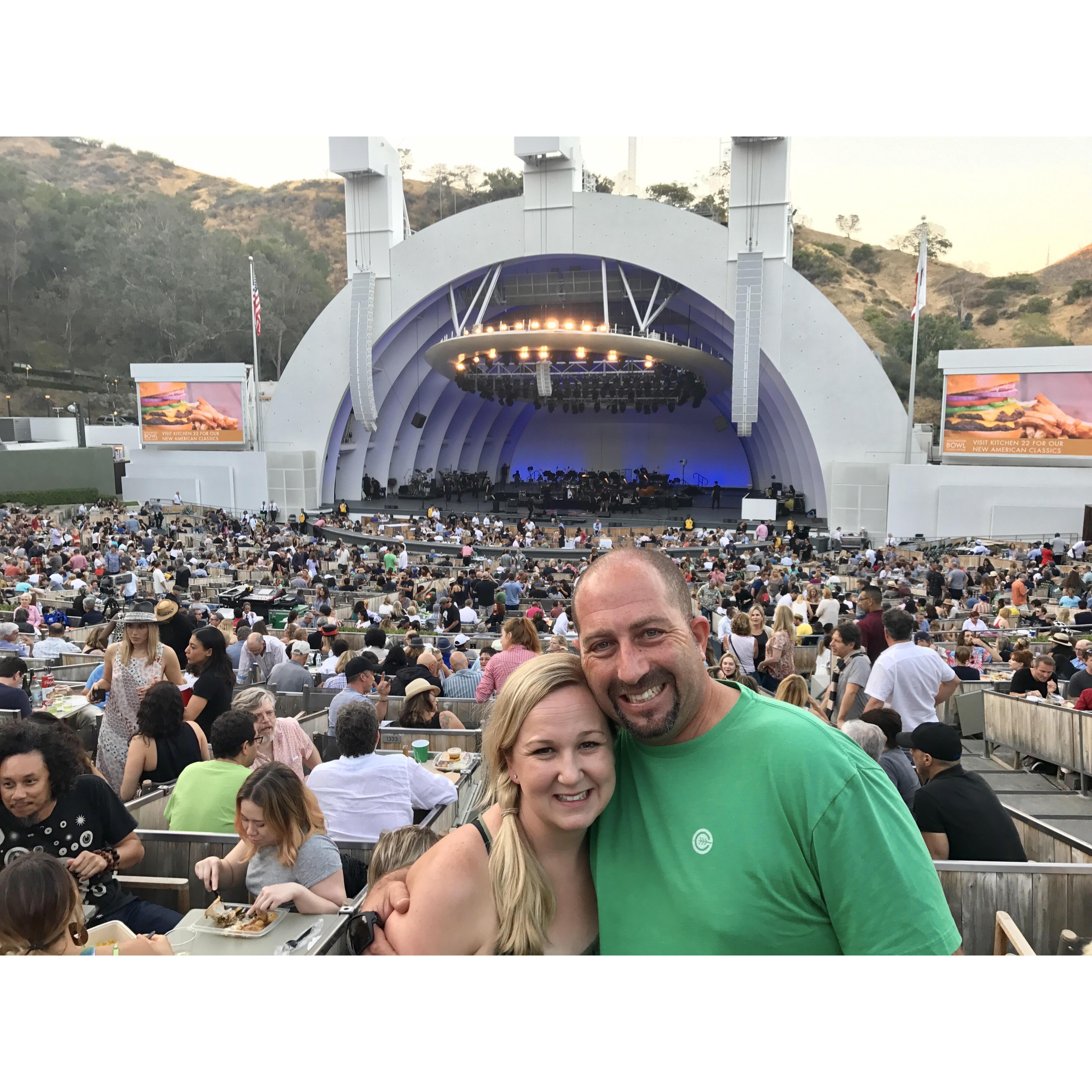 Enjoying one of many concerts that they have gone too - I am pretty sure this was Ziggy Marley :)