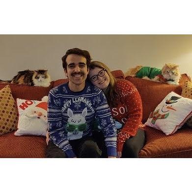 Our first Christmas with our foster failure kitties