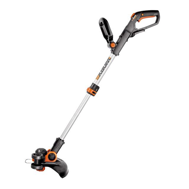 Worx WG163 GT 3.0 20V Cordless Grass Trimmer/Edger with Command Feed, 12", 2 Batteries and Charger Included