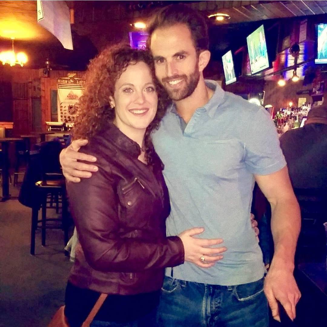 This is the first photo we ever took together! We were on our third date and went to see a band in Bloomington with Tim and Mackenzy Shriver.