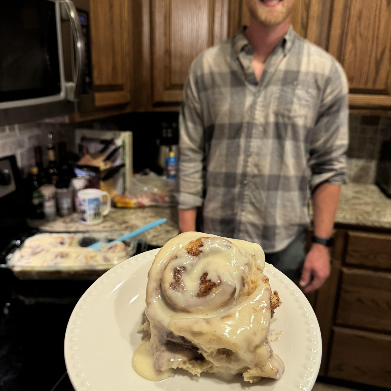 Matt’s incredible cinnamon rolls!!