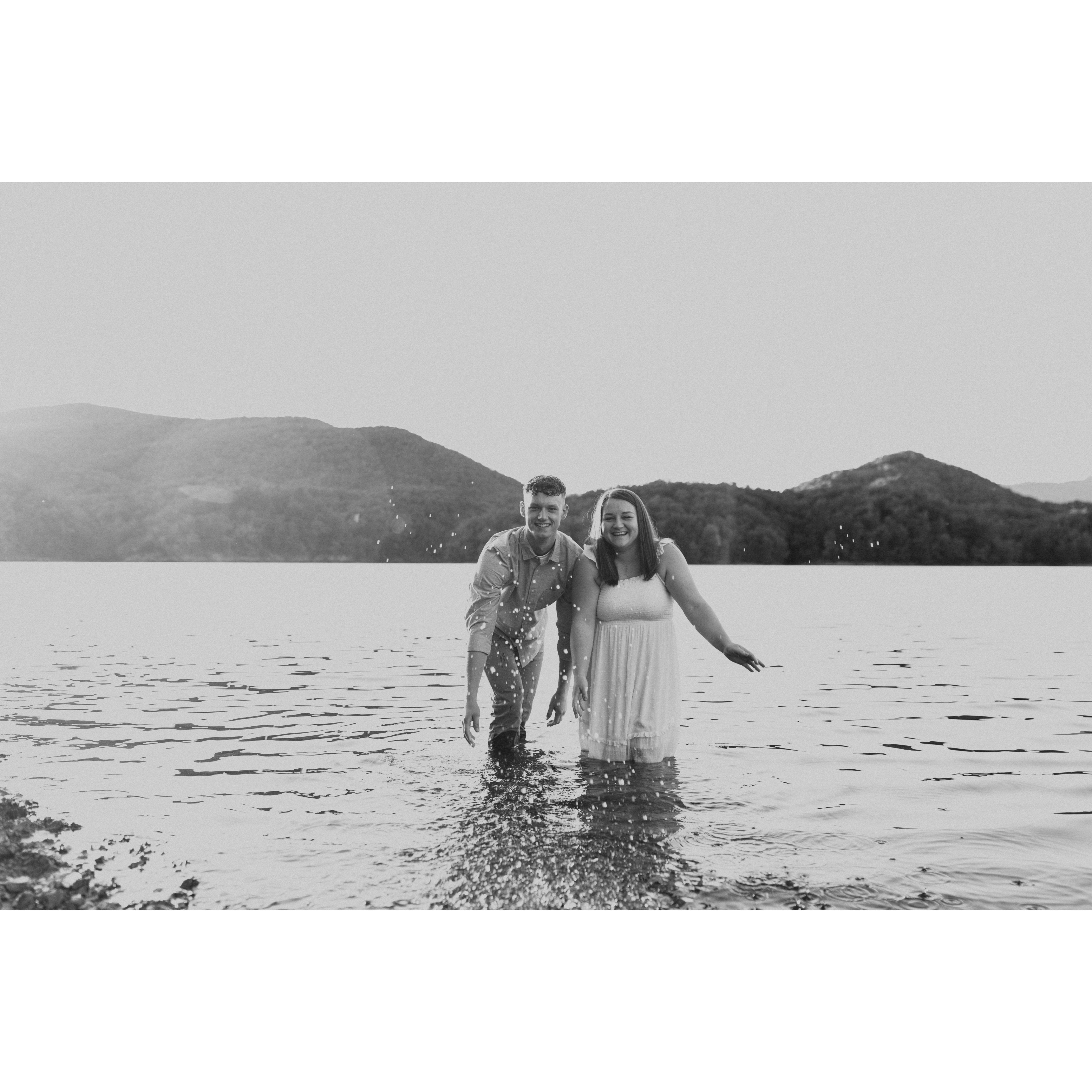 being in the water was so much fun & a bit chilly