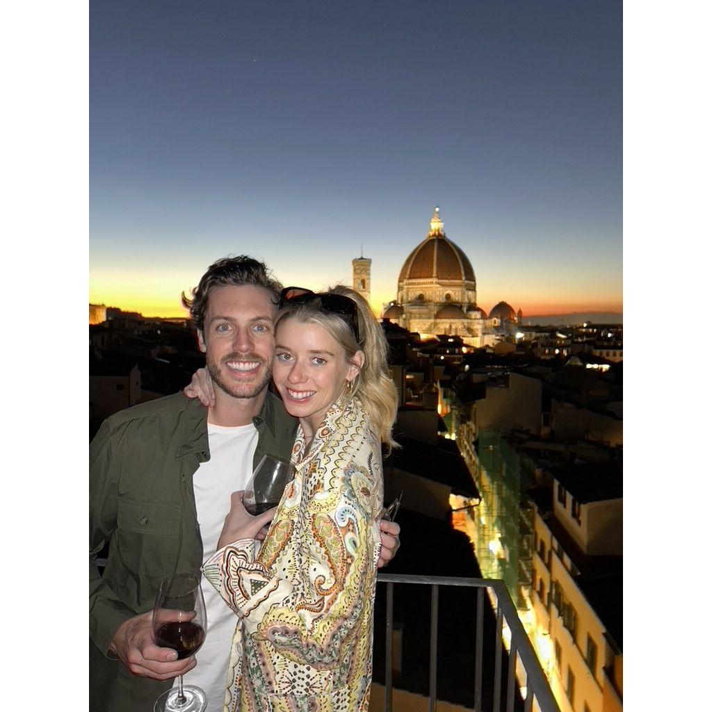 One of our personal favorite pictures post-cooking in Florence! What a dream