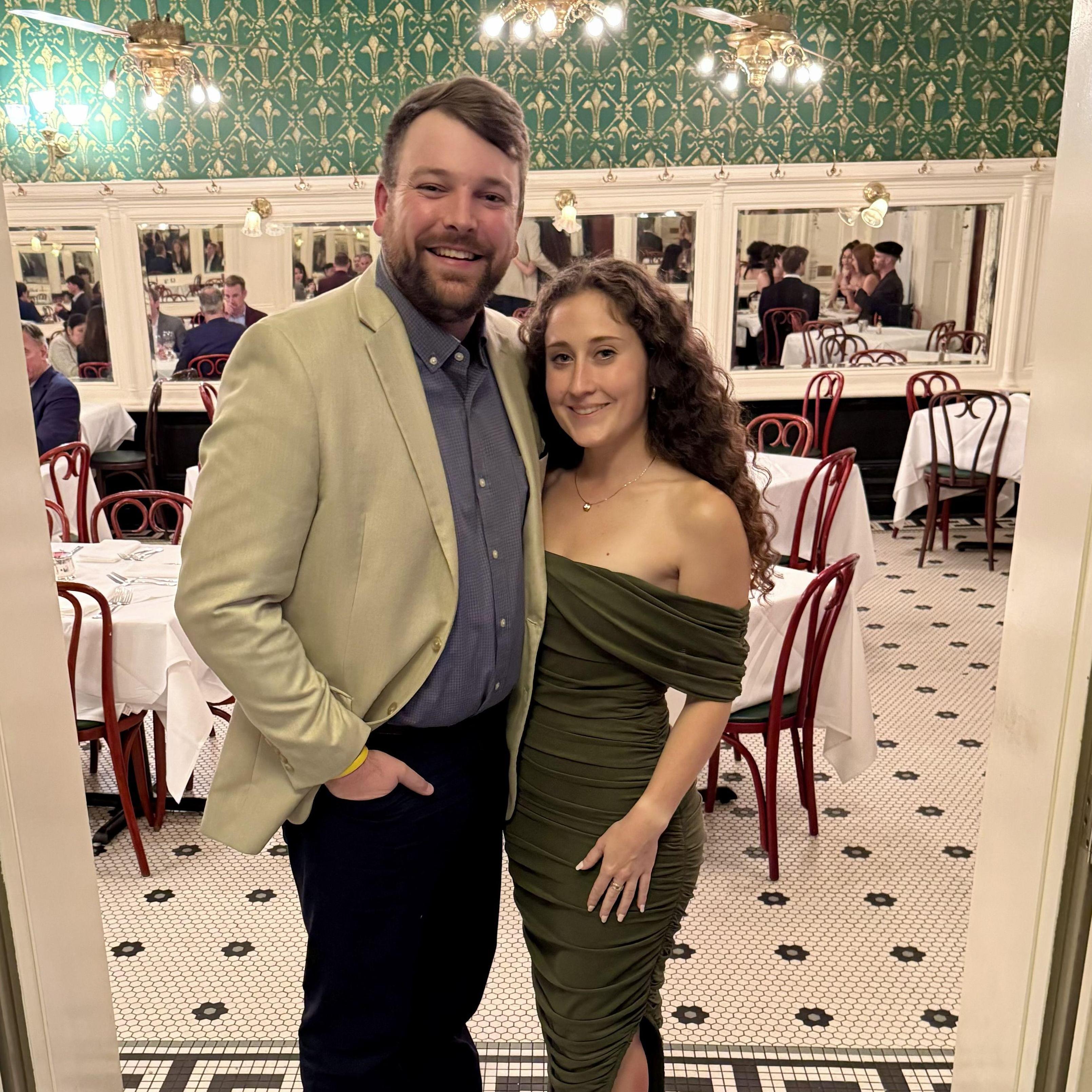 Grant's 30th Birthday dinner at Galatoires