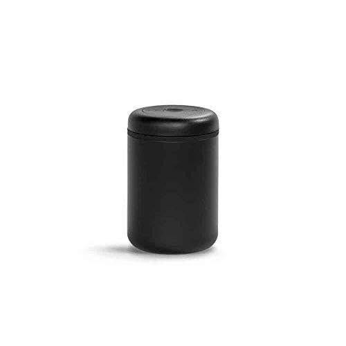 Fellow Atmos Vacuum Canister for Coffee & Food Storage, Matte Black, 1.2 liter, Integrated Vacuum Pump, Airtight Seal