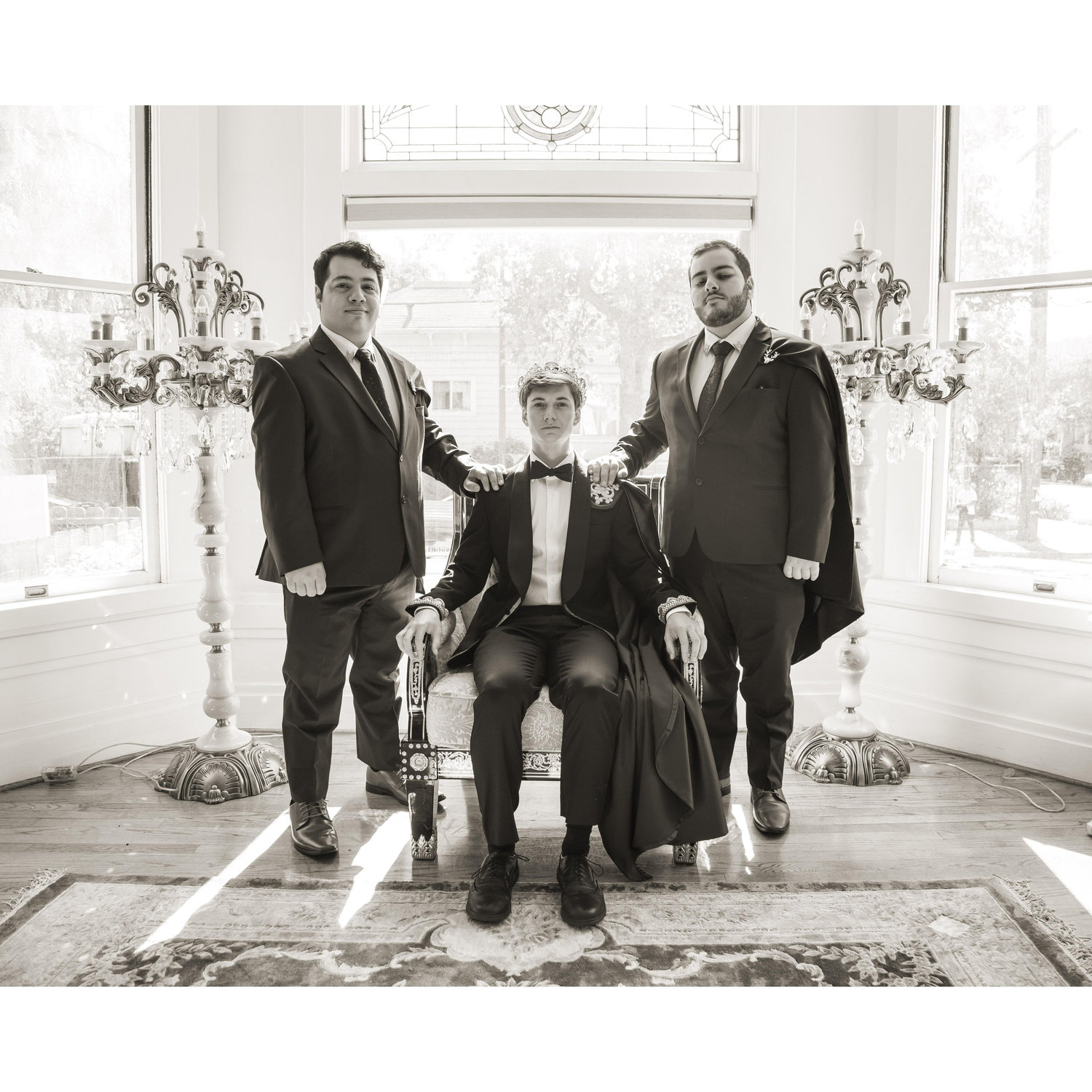 Emmett, Xander, and Milo (Brothers of the bride)