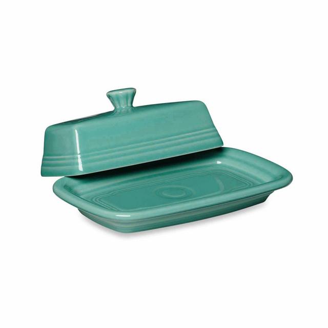 Fiesta® Extra-Large Covered Butter Dish in Turquoise