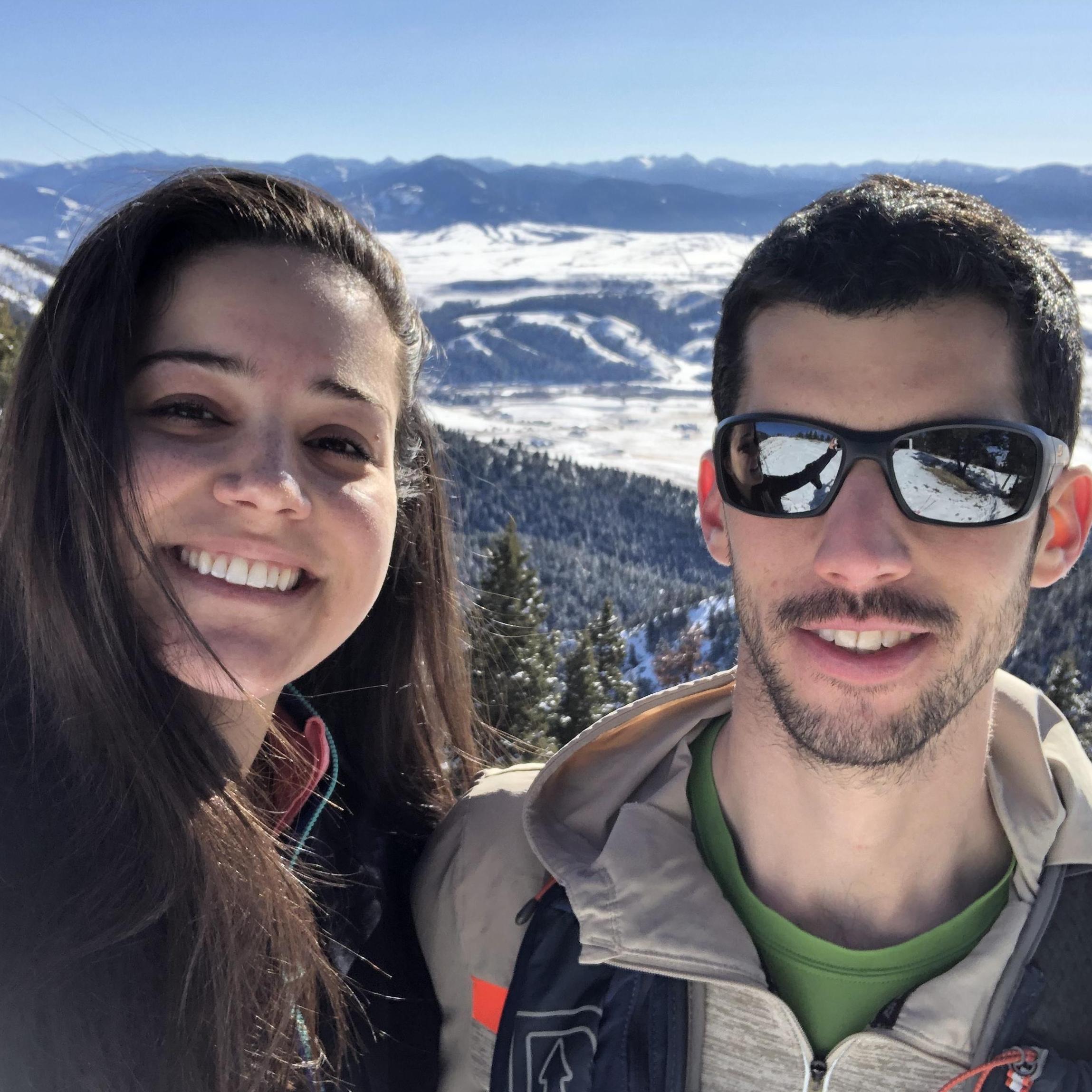 February 2021 - Hiking in Bozeman.