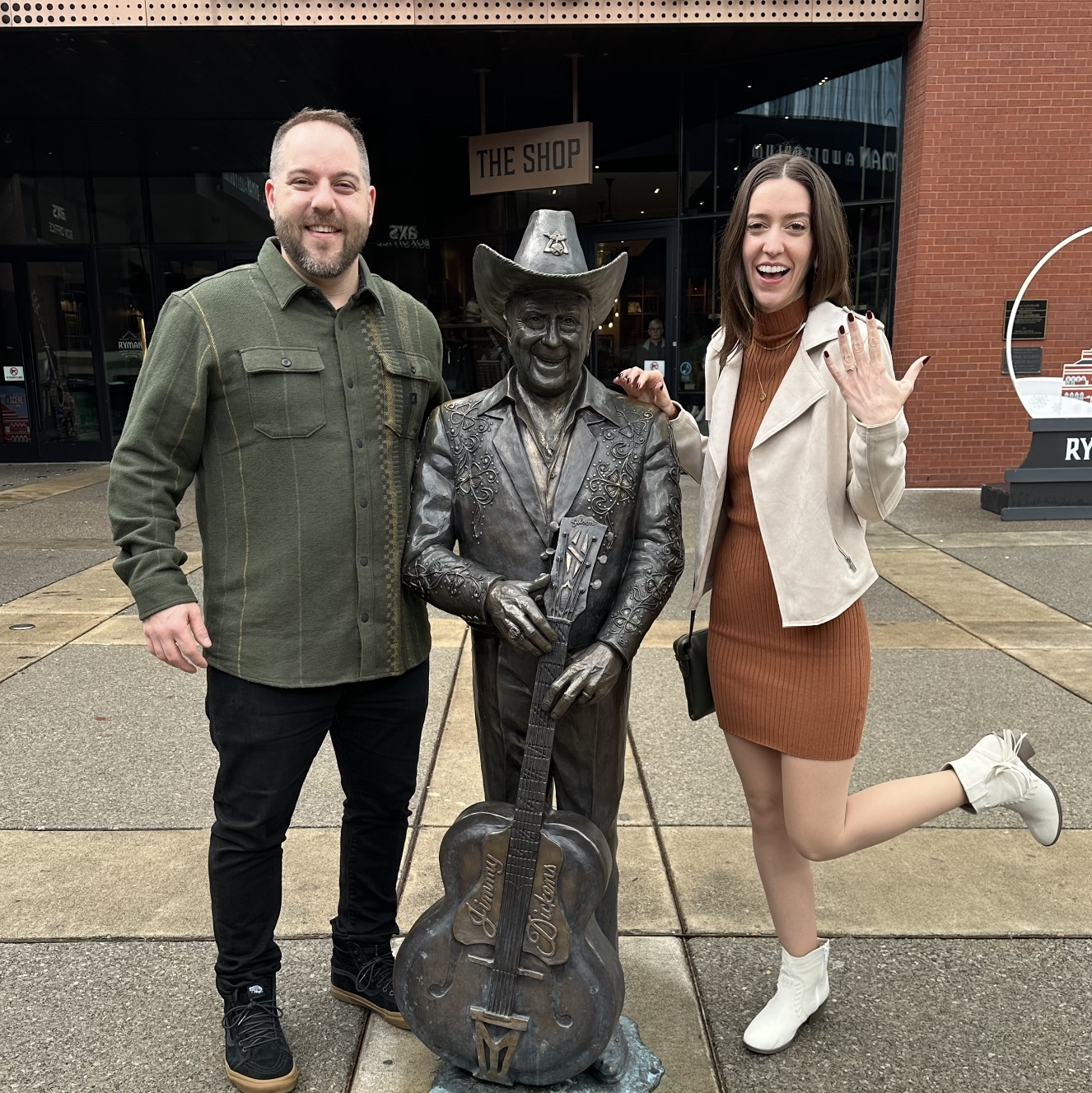 At The Ryman Auditorium in Nashville to see Old Crow Medicine Show.