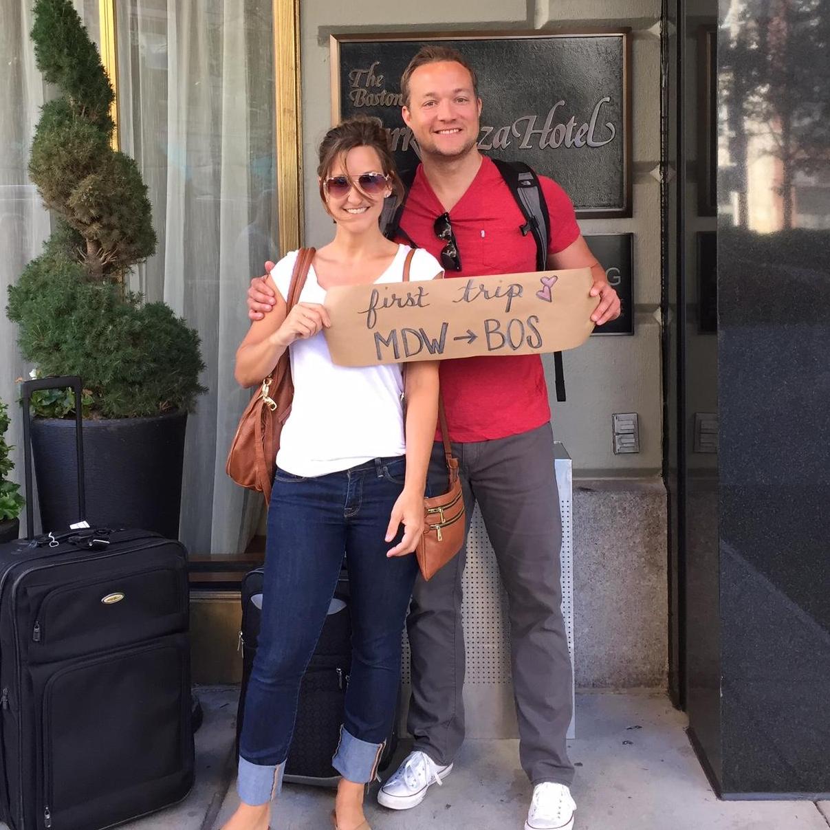 Our first trip together- Boston