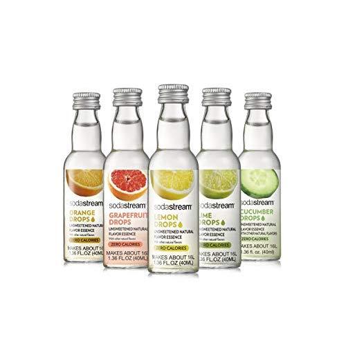 SodaStream Fruit Drops Citrus Variety Pack Drink Mixes, 1.36 fl. oz, Pack of 5, 1.36 oz