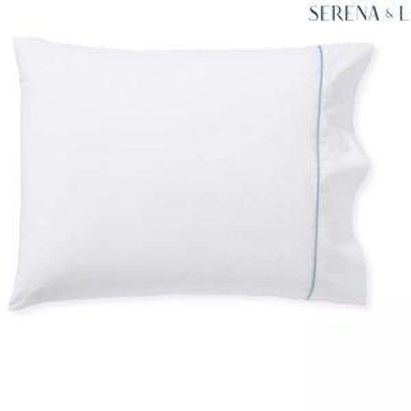 Coastal Blue Beach Club Percale Pillowcases (Set of 2)
