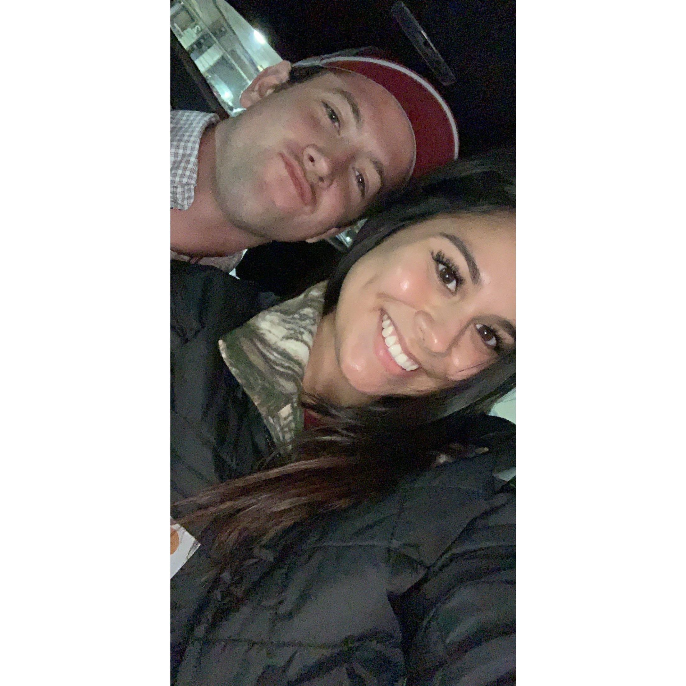 First night out on the town, after moving into our new apartment and getting a new teaching job!