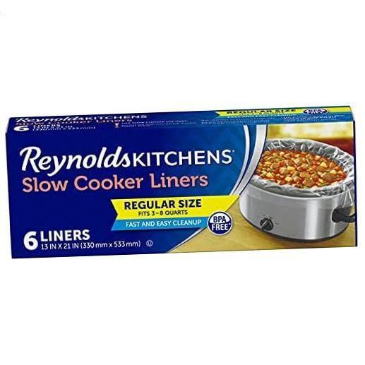 Kitchens Slow Cooker Liners, Regular (Fits 3-8 Quarts), 6 Count .Regular - 6 Count