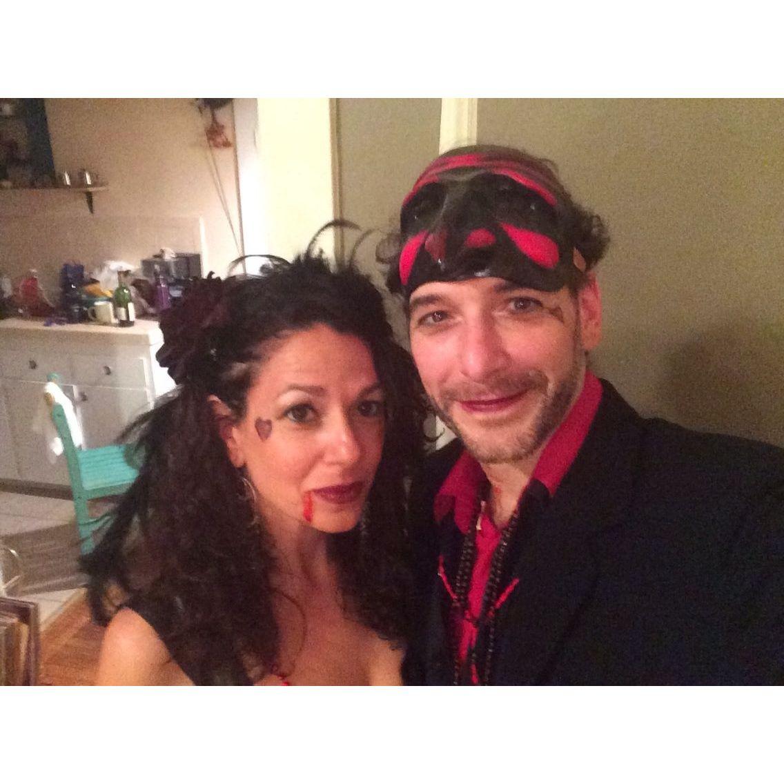 Getting ready for "Valloween" in SF mission district. Valentines Day is such a crappy holiday, we celebrate a second Halloween in Feb.!