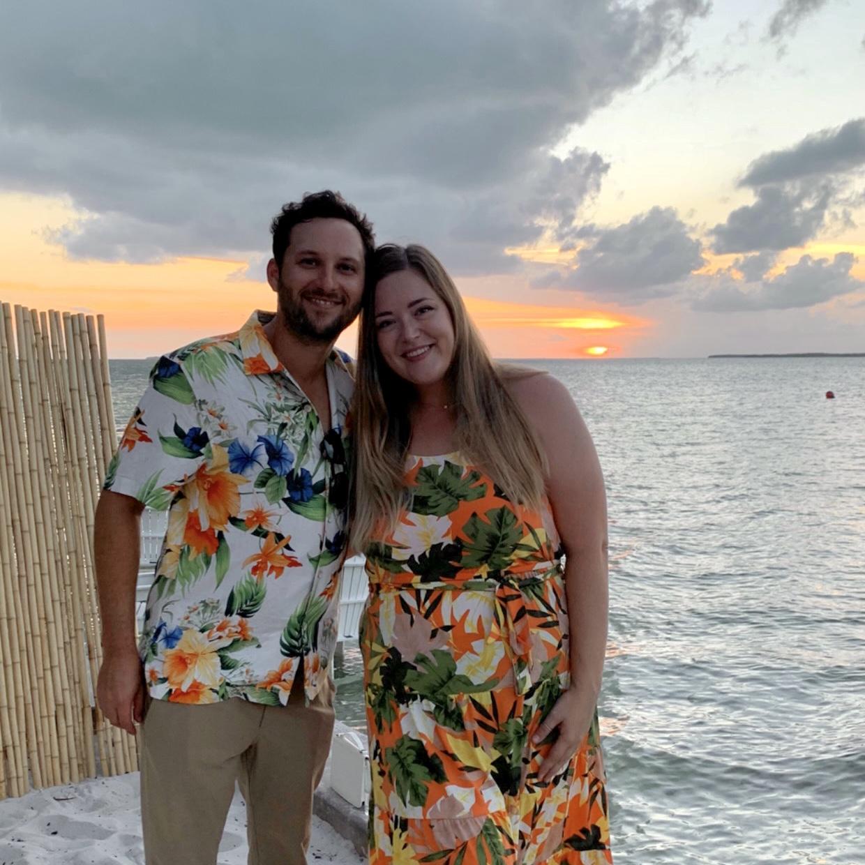 Chloe and Caleb on Key Largo. 2021