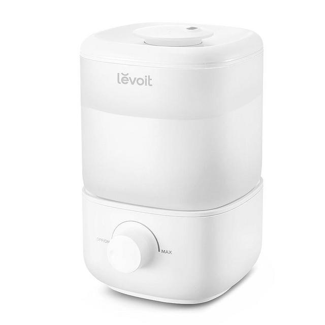 LEVOIT Top Fill Humidifiers for Bedroom (2.5L Large Tank), Cool Mist Ultrasonic Air Humidifier for Home Baby Nursery & Plants, Auto Shut-off and BPA-Free for Safety, Quiet, Knob Control, 360° Nozzle