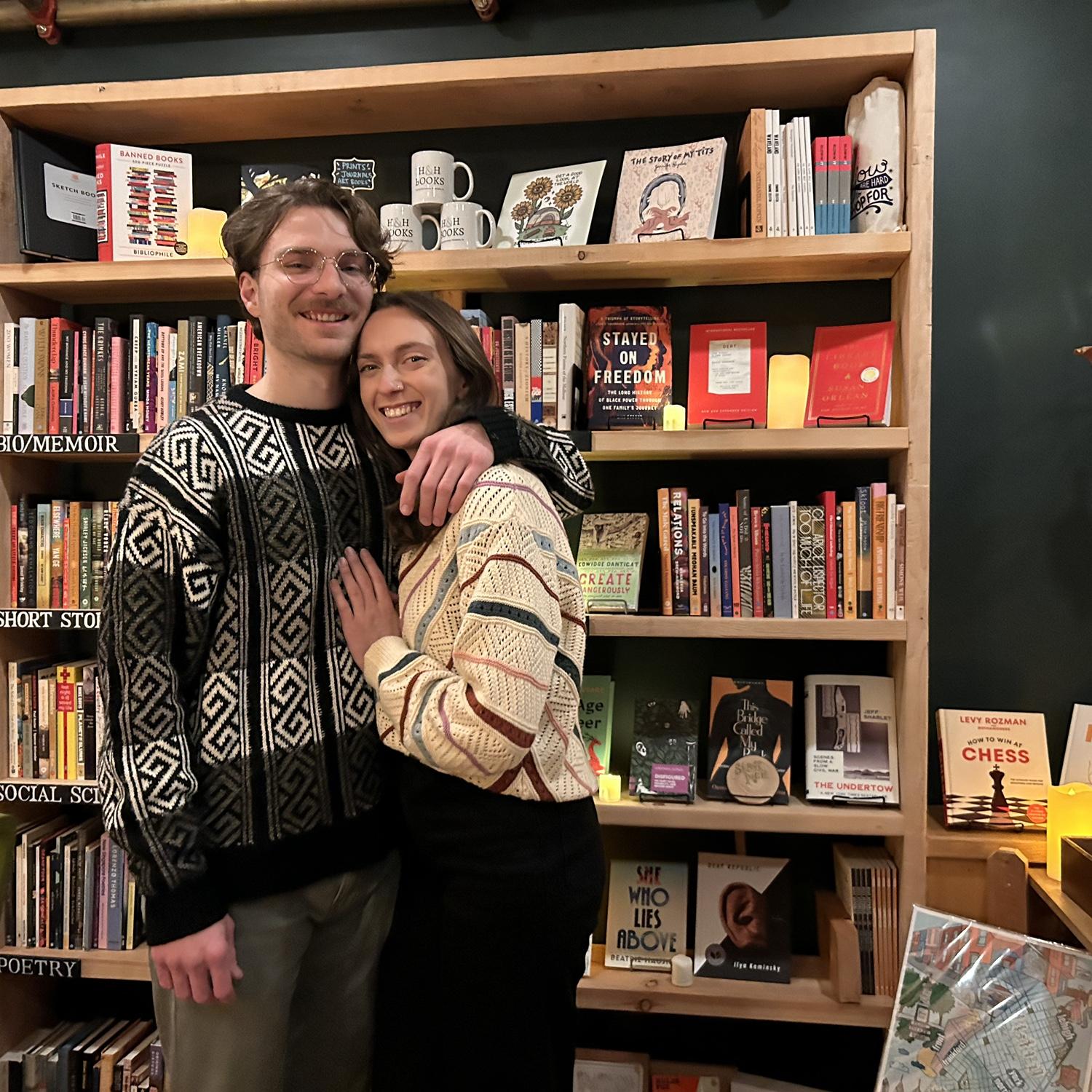 Date night at a Philly bookstore, January 2024
