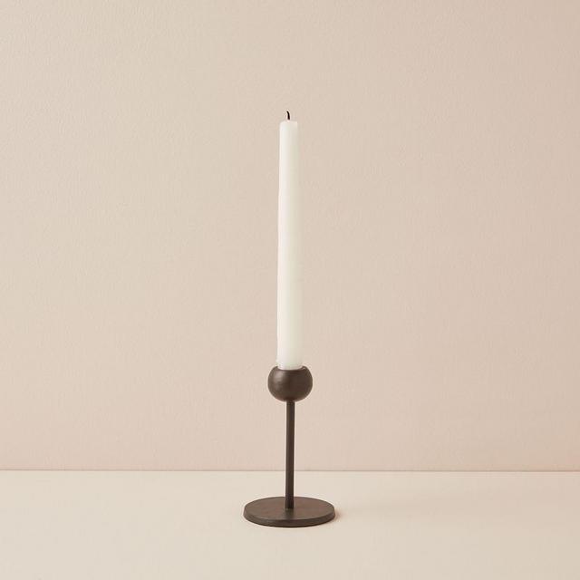 Modern Brass Candleholders, Bronze, Medium
