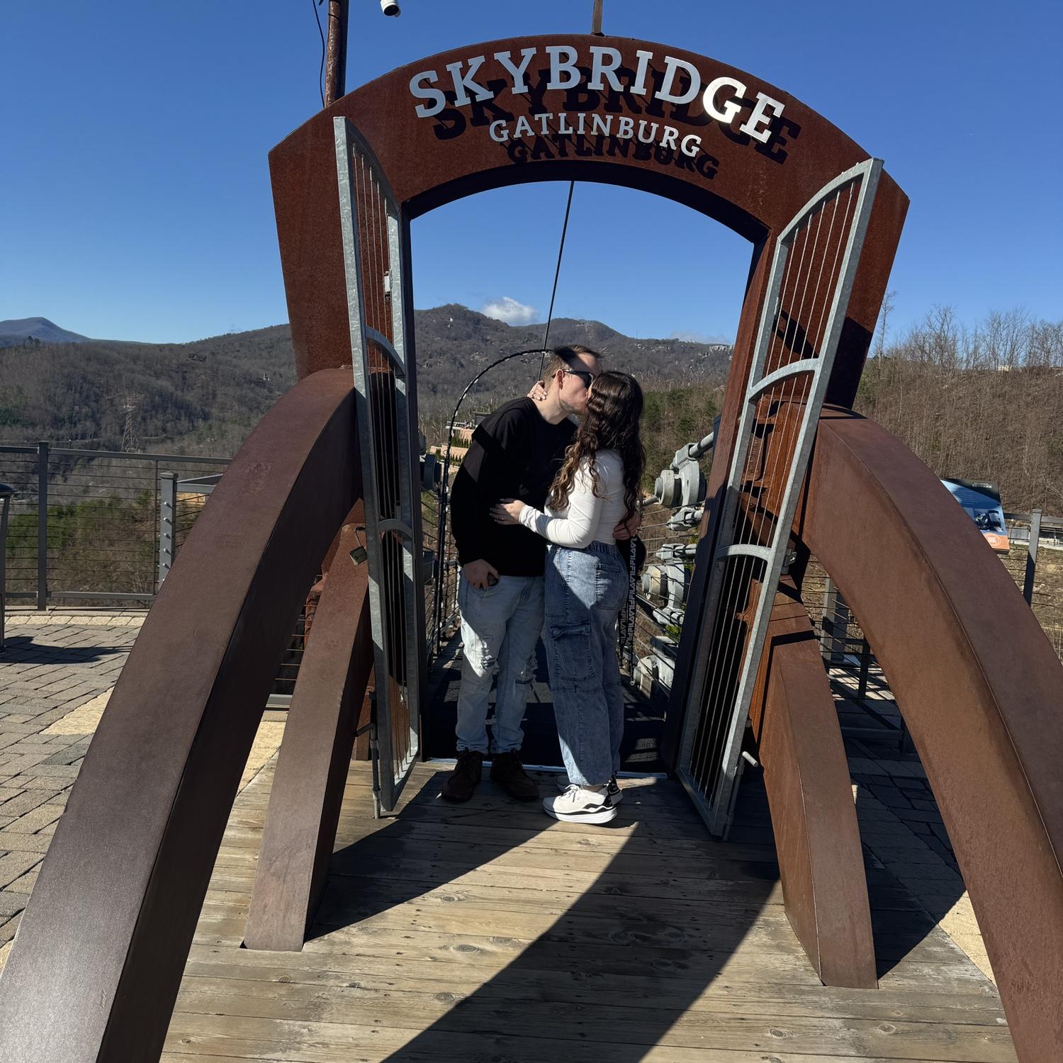 Gatlinburg Skybridge - one of the coolest and prettiest views in TN