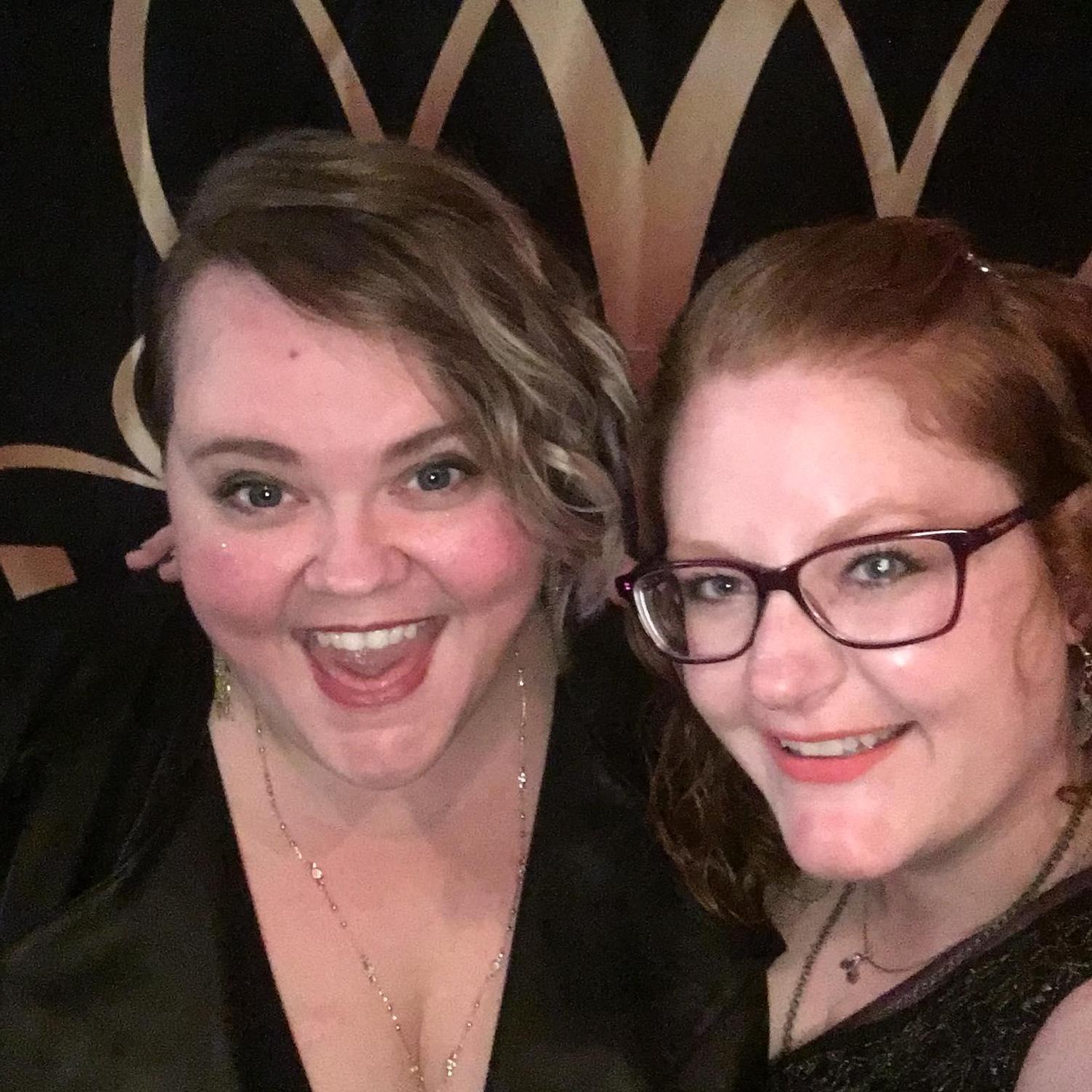 Looking glamorous for Va Va Vixens. We've seen two shows now!